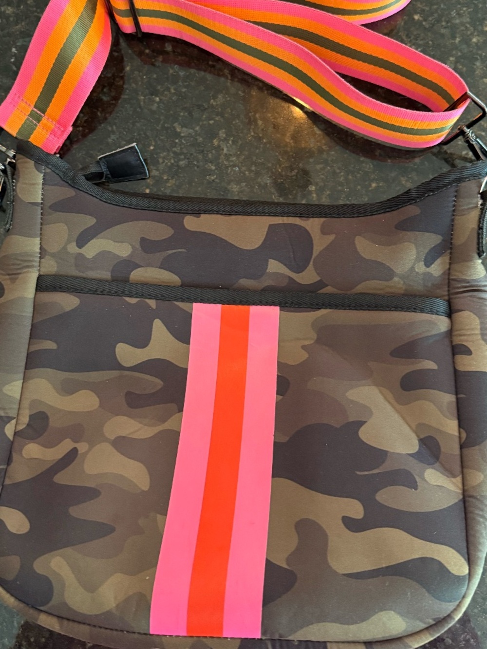 HAUTE SHOREW BLAKE SHOWOFF NEOPRENE CROSSBODY BAG